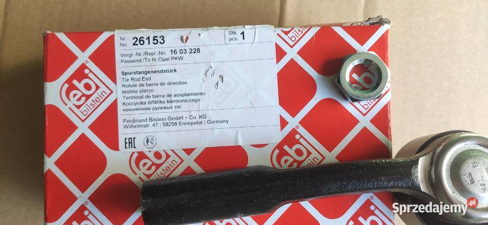 KOŃCÓWKA DRĄŻKA KIEROWNICZEGO SAAB 93 VECTRA C Zawieszenie i układ kierowniczy śląskie Czeladź sprzedam