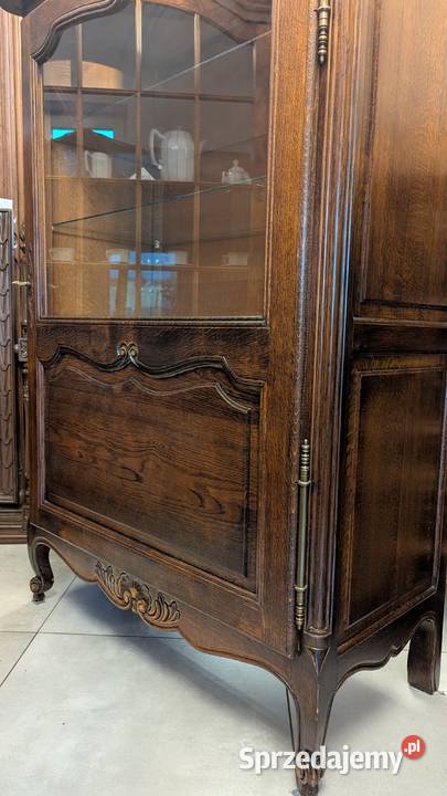 Piękna witrynaserwantka ludwikowska dąbsklep