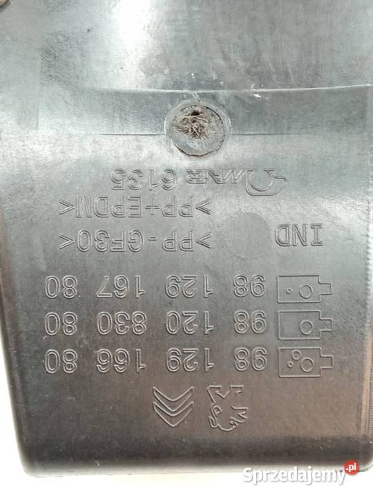 KLAPKA WLEWU PALIWA 9812916680 Citroen C3 III Rok produkcji 2019 świętokrzyskie