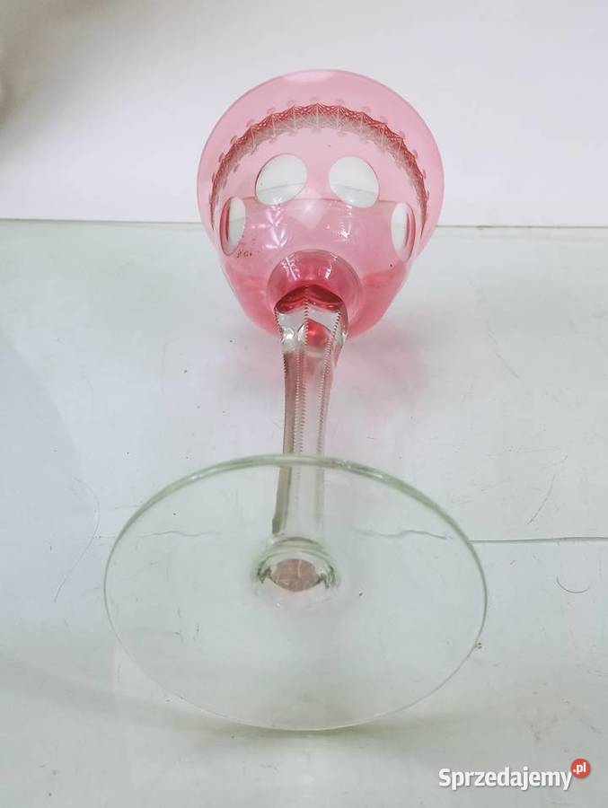 Moser Shne Kieliszek do wina Kryształ Remer Porcelana i szkło Nowa Sól