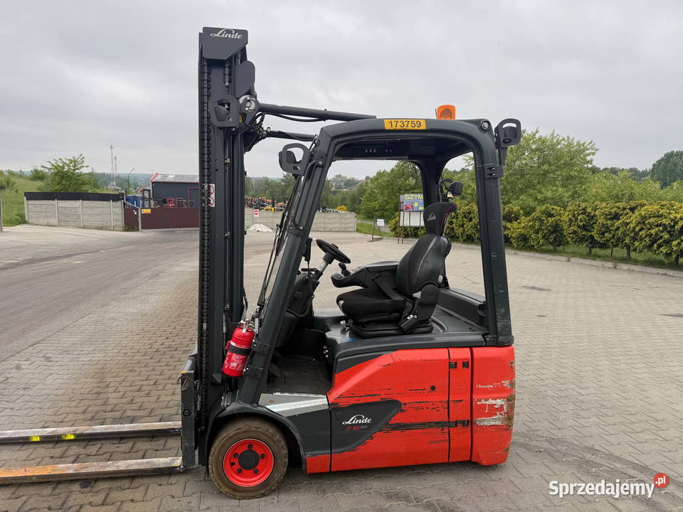 wózek widłowy elektryczny LINDE E1602 przesuw łódzkie Działoszyn