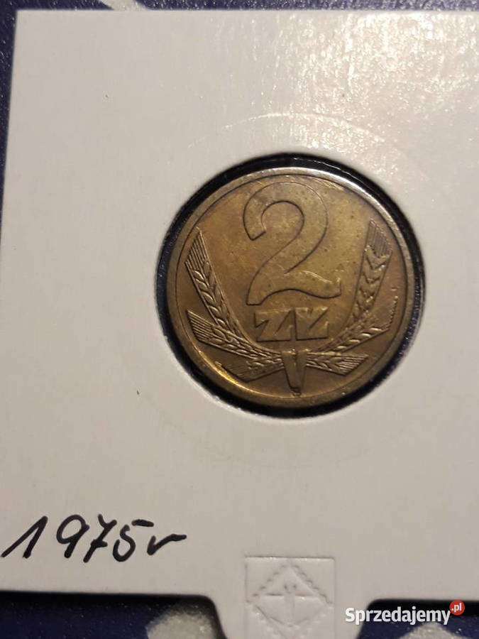 2 złote 1975 r Super stan wielkopolskie Konin