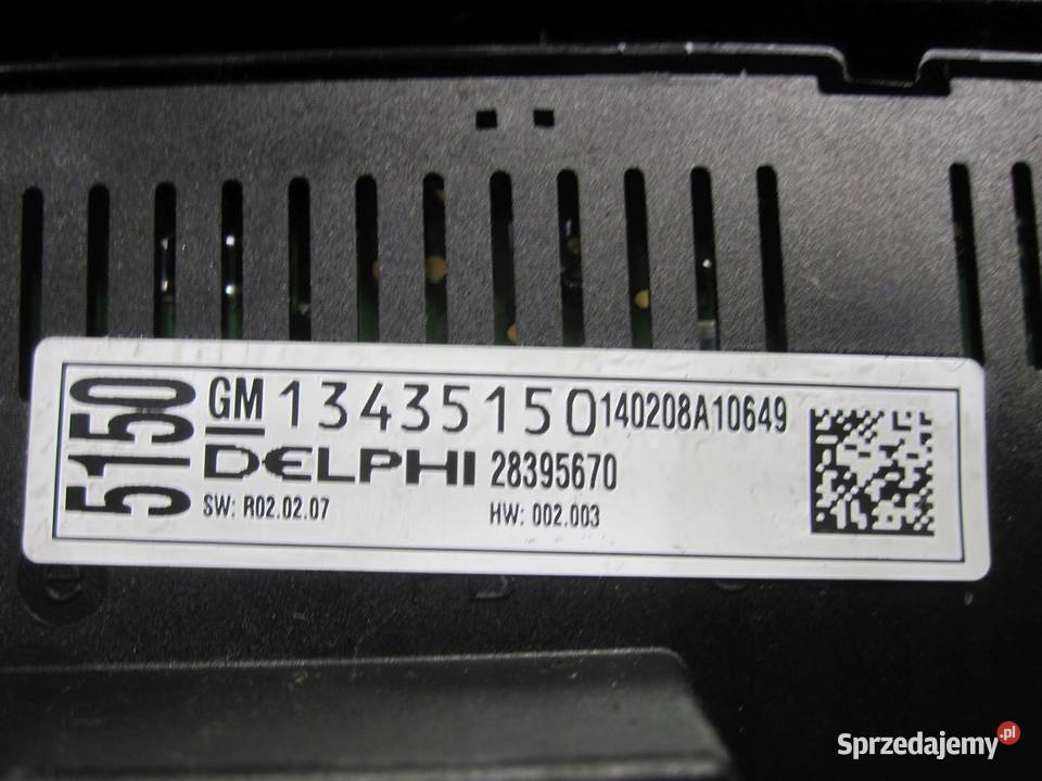 ASTRA J IV panel klimatyzacji radia 13406665 Kielce sprzedam