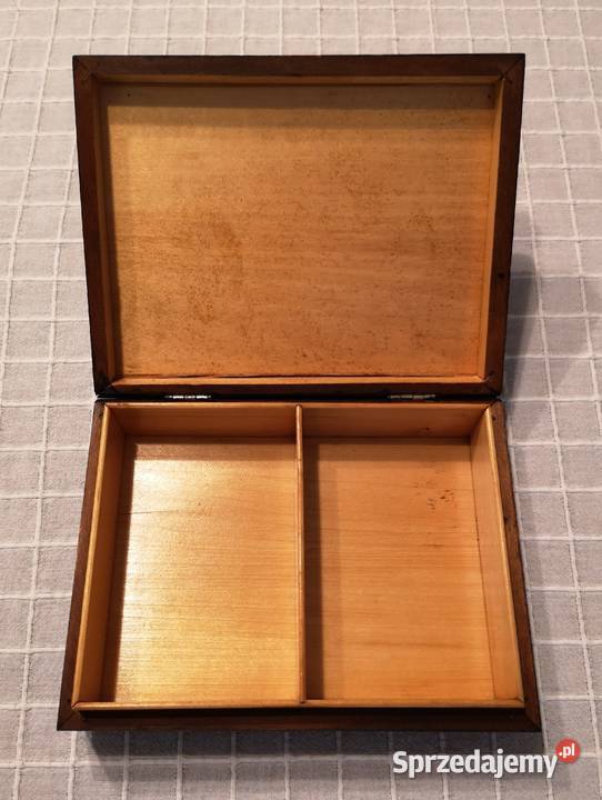 Szkatułka do kart z okresu PRL