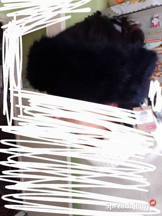 Joules Granatowa opaska futrzana z Londynu NOWA małopolskie