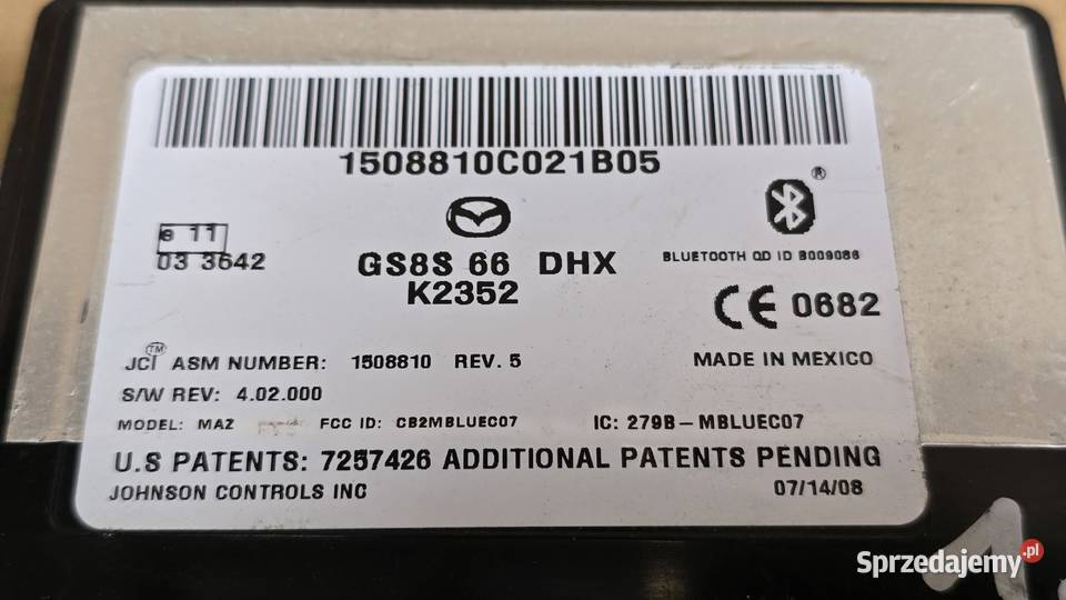 Mazda 6 GH LIFT moduł sterownik bluetooth LIFT osobowe