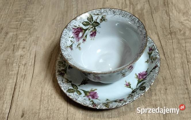 Flaczarka 300ml z talerzykiem IWONA Porcelana Stęszew sprzedam