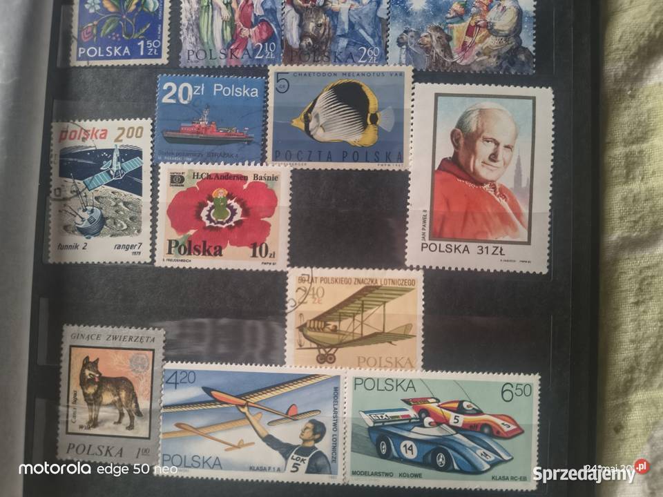 Klaser ze znaczkami ok 1960lata małopolskie Ciche