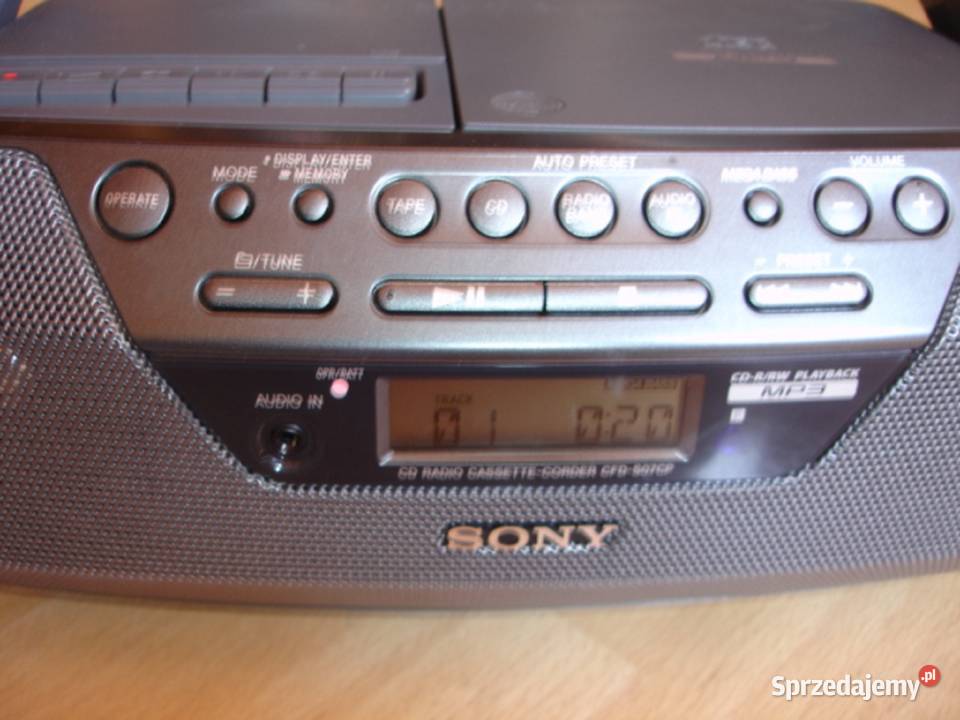Radiomagnetofon SONY CFDS07CP Zielona Góra