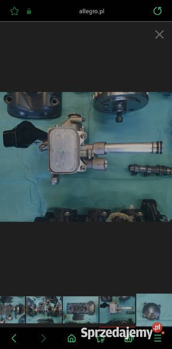 Triumph Tiger 1200 wał kapa dekiel zawór miska Nowy Tomyśl