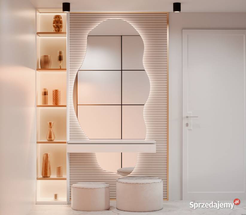 Lustro SENSUELLA LED nowoczesne organiczne Lustra Warszawa