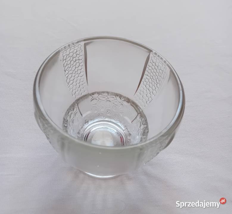 Pucharek art deco huta Hortensja Koźminek