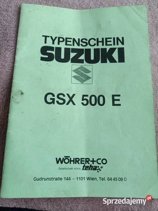 Suzuki GSX 500 E GM71A 1985 Klasyk UNIKAT 4 Dąbrowa Tarnowska
