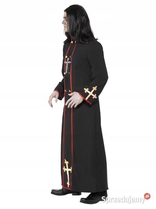 Kostium Halloween Strój Księdza Egzorcysty M Pozostałe podkarpackie Brzozów