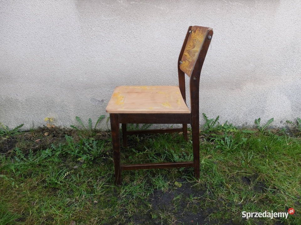 Krzesło Radomsko PRL 688 44cm Kościan sprzedam