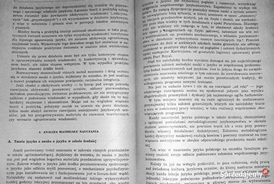 Metodyka nauczania języka polskiego W Rok wydania 1968 lubelskie Chełm