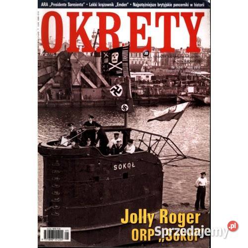 Okręty 52012 ORP Sokół Jolly Roger krążownik Czasopisma
