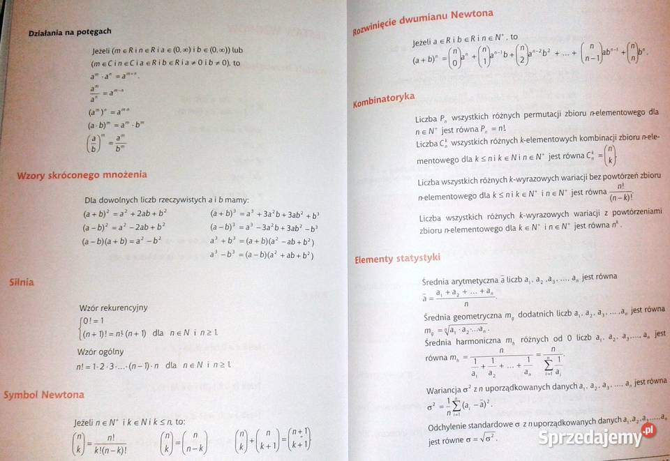Matematyka Cz 2 Matura 2005 J Człapiński J Uss Chełm sprzedam