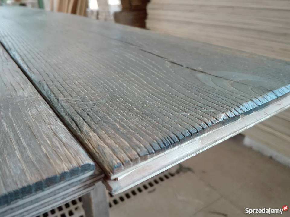 Deska postarzana szczotkowana