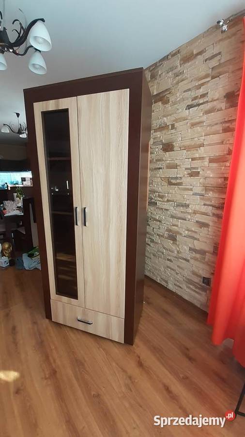 Witrynaszafa dwudrzwiowa dąb sonoma wenge Libiąż