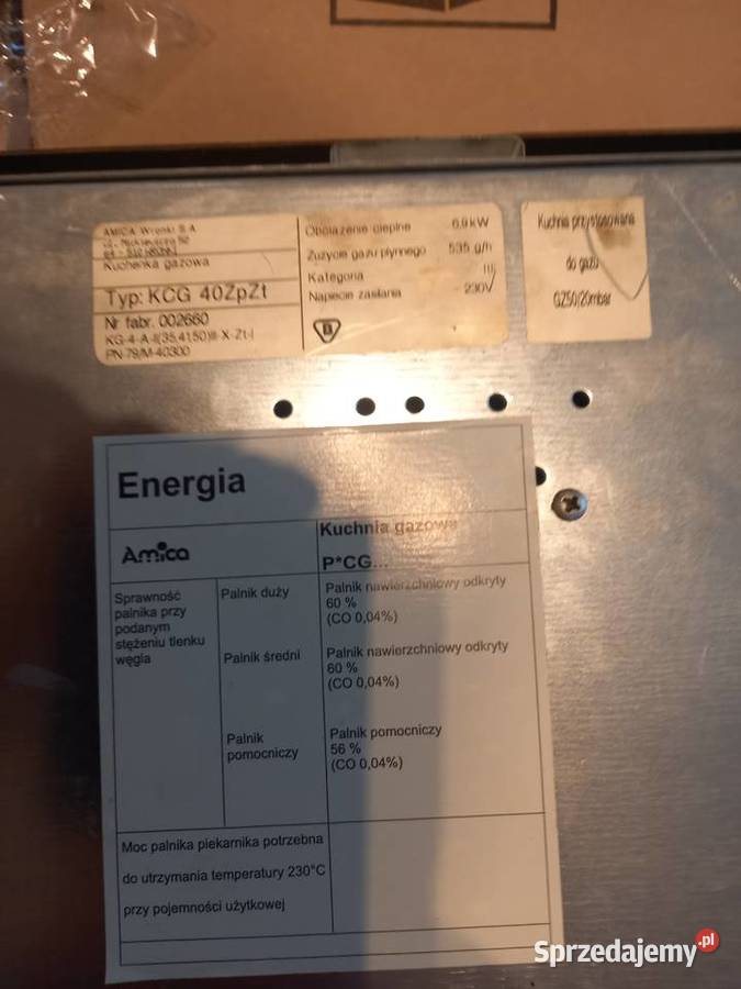 Sprzedam płytę gazową Amica Boronów