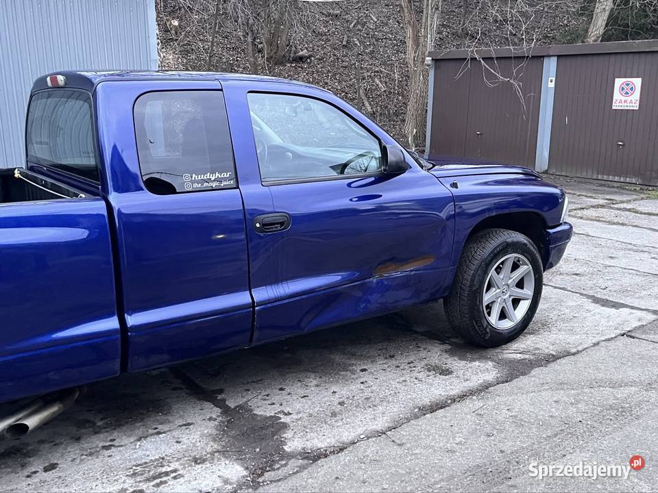 Dodge Dakota 39 V6 LPG automat napęd tył 2002 welurowa tapicerka małopolskie Kraków sprzedam