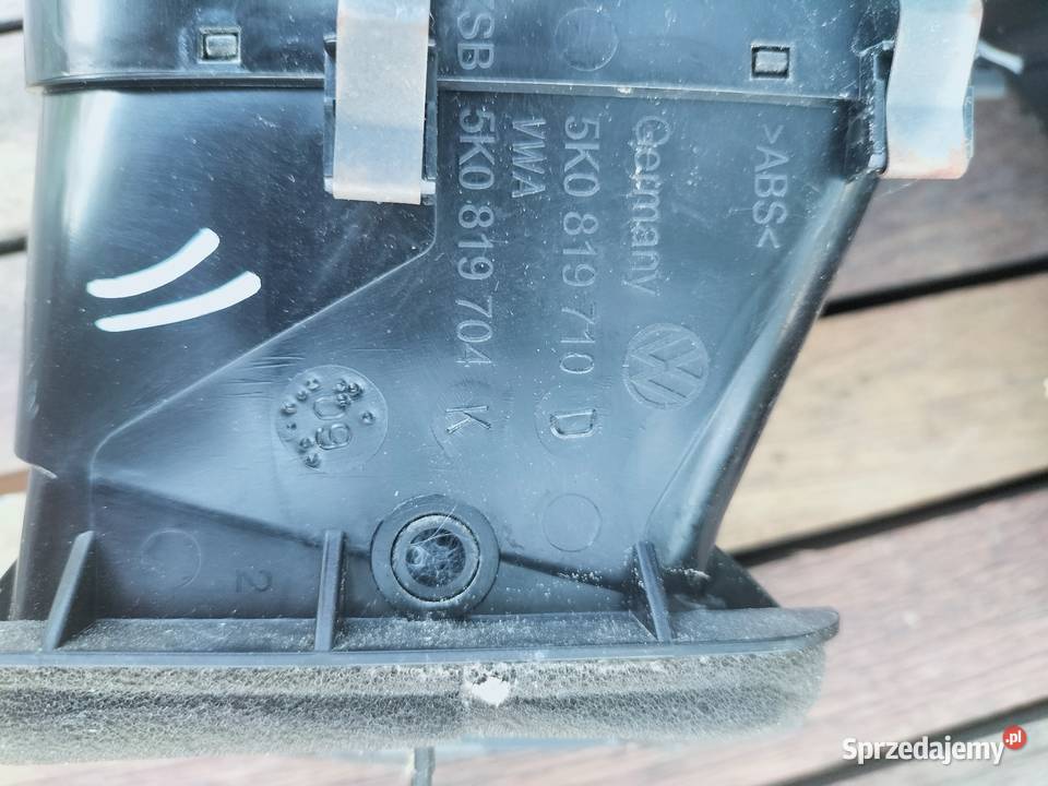 Oryginalne kratki nawiewu Volkswagen Golf 6 Chocianów