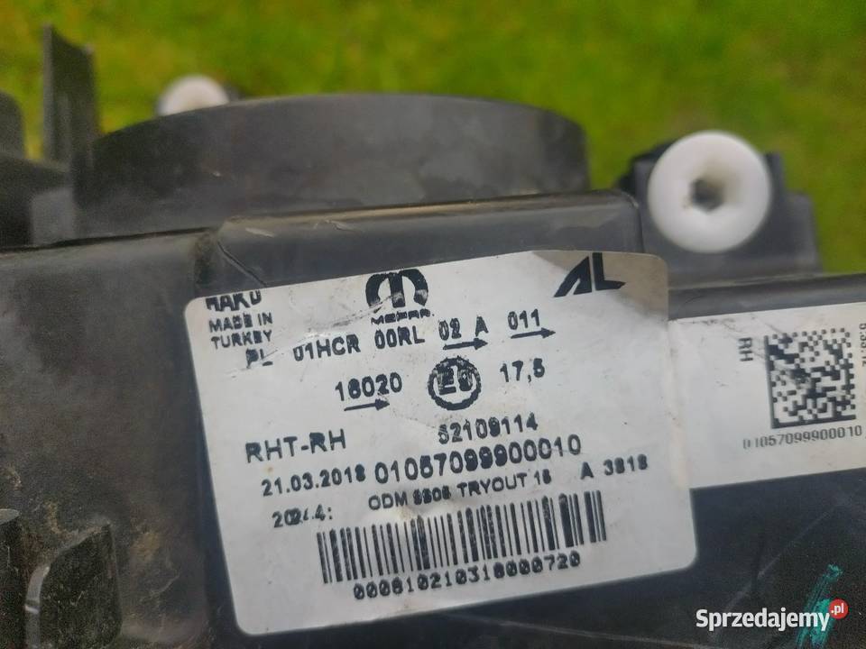 Lampa przednia Fiat Tipo osobowe Poznań