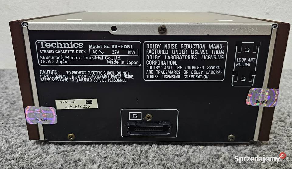 Deck Technics RSHD81 SPRAWNY Wysyłka Magnetofony