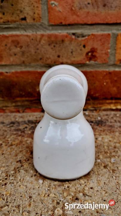 Stary Porcelanowy Izolator Telegraficzny PRL Antyki kujawsko-pomorskie sprzedam