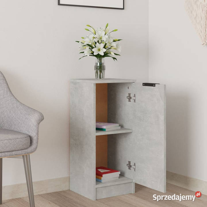 Szafka szarość betonu 30x30x70 materiał Warszawa