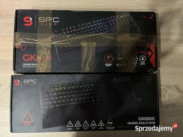 2x SPC Gear GK650K GK550 RED do naprawy na