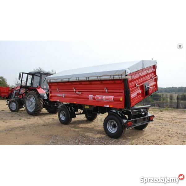 Przyczepa rolnicza przyczepy dwuosiowa METALFACH Rogóźno