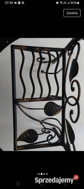 2 Wieszaki metal patyna Czeladź