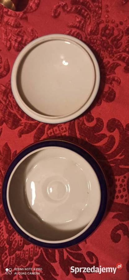 Puzderko Limoges DC Okrągłe Francja Porcelana i szkło Gdańsk