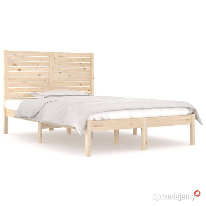 Rama łóżka lite drewno podwójna 120x190 sprzedam