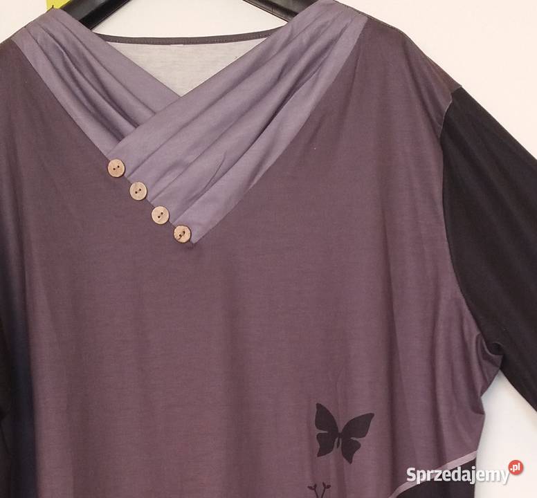 XXL52 Wygodna sukienka o linii A Odzież damska