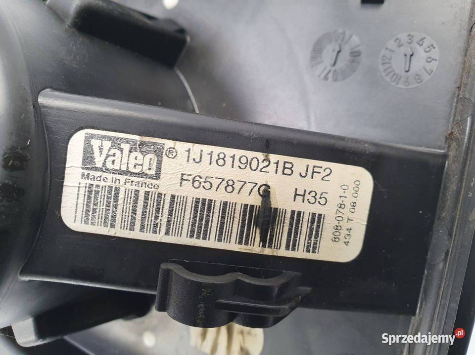 WENTYLATOR KABINOWY SEAT TOLEDO 1J1819021B kujawsko-pomorskie sprzedam