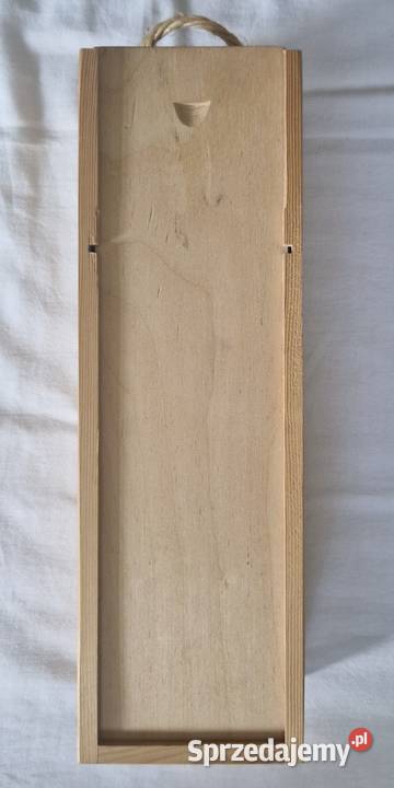 Drewniana skrzynkapudełko na alkohol Warszawa