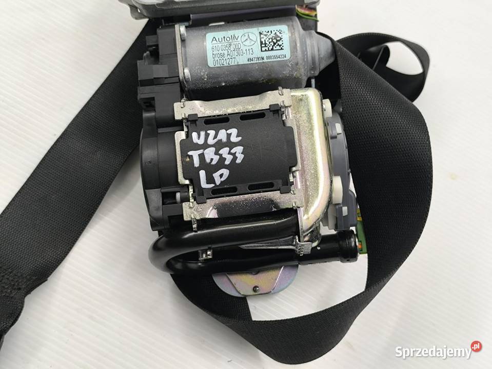 PAS BEZPIECZEŃSTWA LEWY PRZÓD MERCEDES ECLASA sprzedam