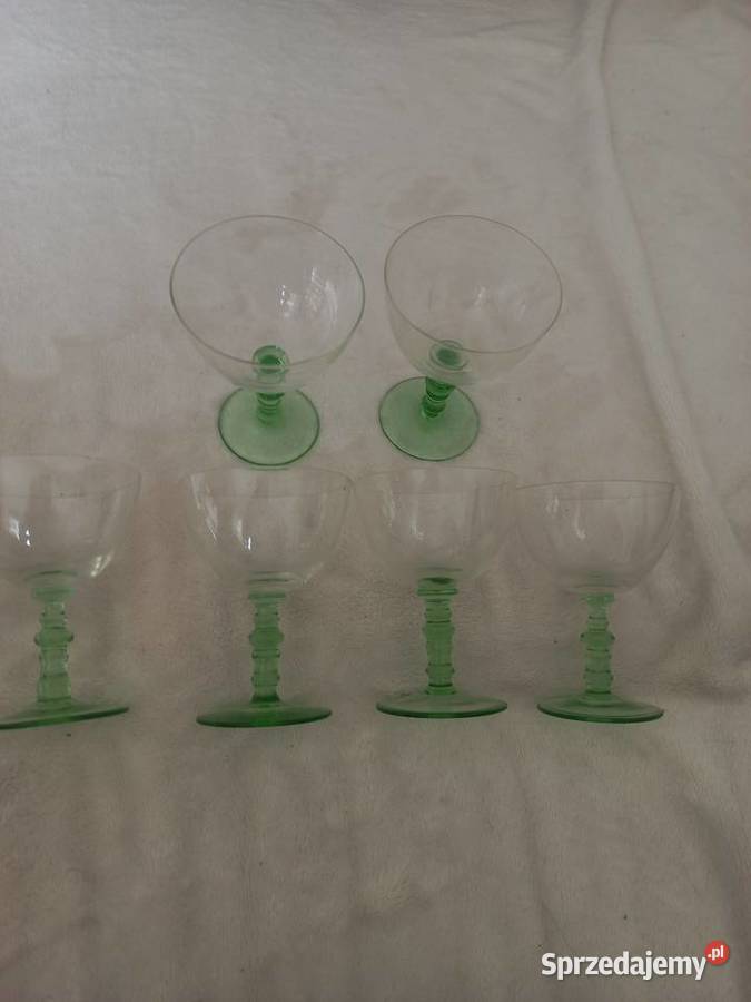 Zestaw kieliszków do likieru Art Deco Polska Toruń