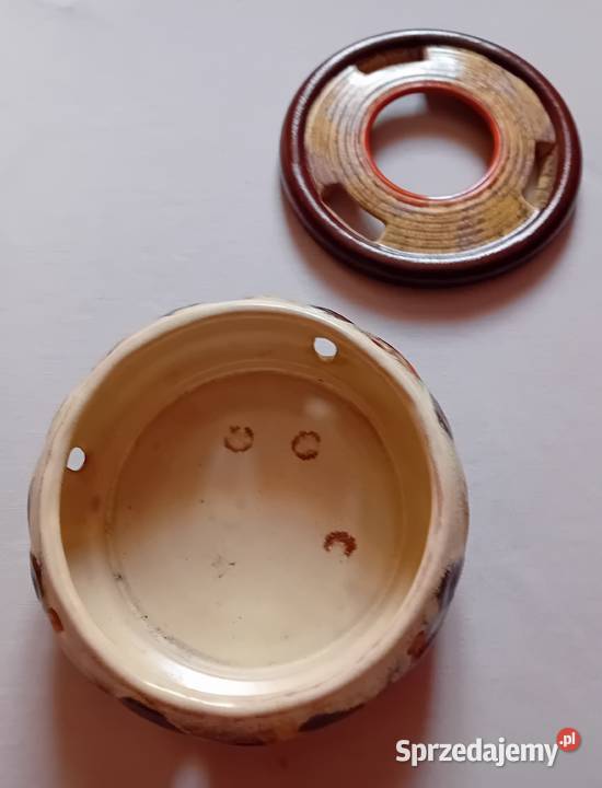 Ceramiczny podgrzewacz Grafenroda sygnatura z Porcelana i szkło Koźminek