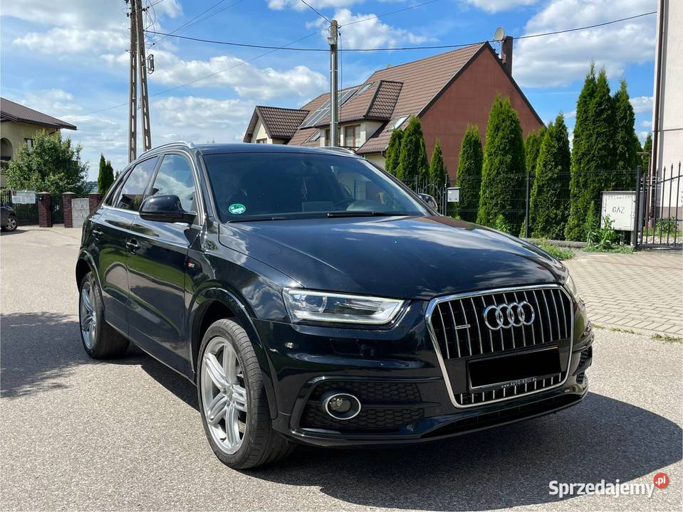 Audi Q3 20 TDI 177 2012r Quattro SLine Półskóry Wysokie Mazowieckie sprzedam