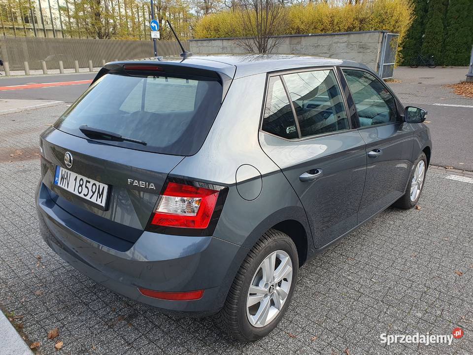 Skoda Fabia 10TSI 95 Bezwypadkowy Salon mazowieckie Warszawa sprzedam