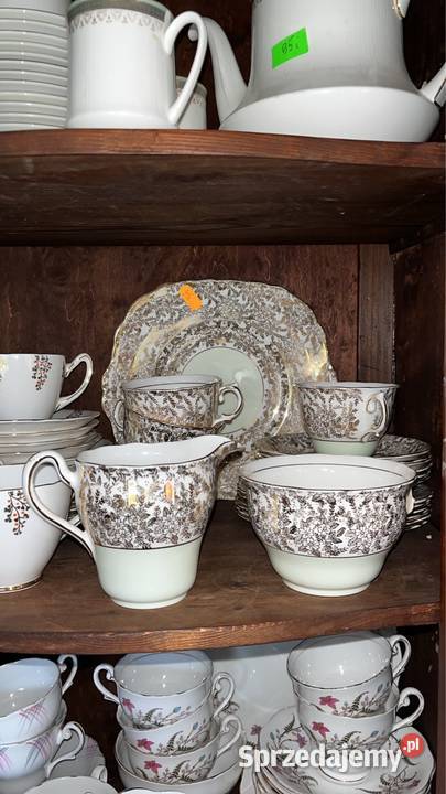 Filiżanka z talerzykiem Colclough Made in Gdańsk