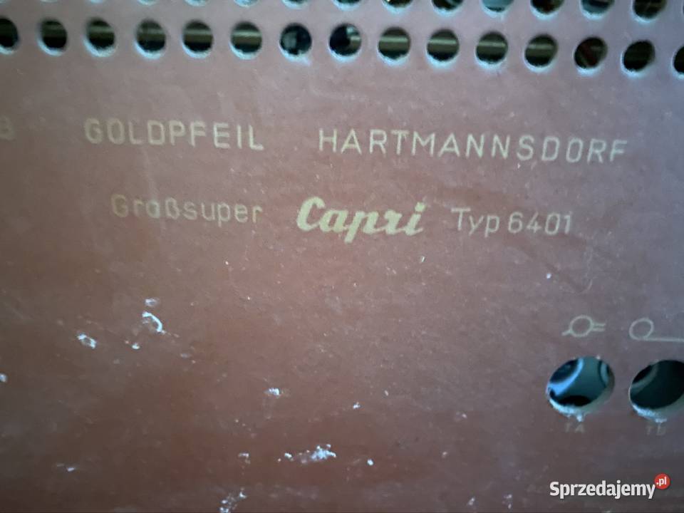 Sprzedam radio z lat 50 Capri