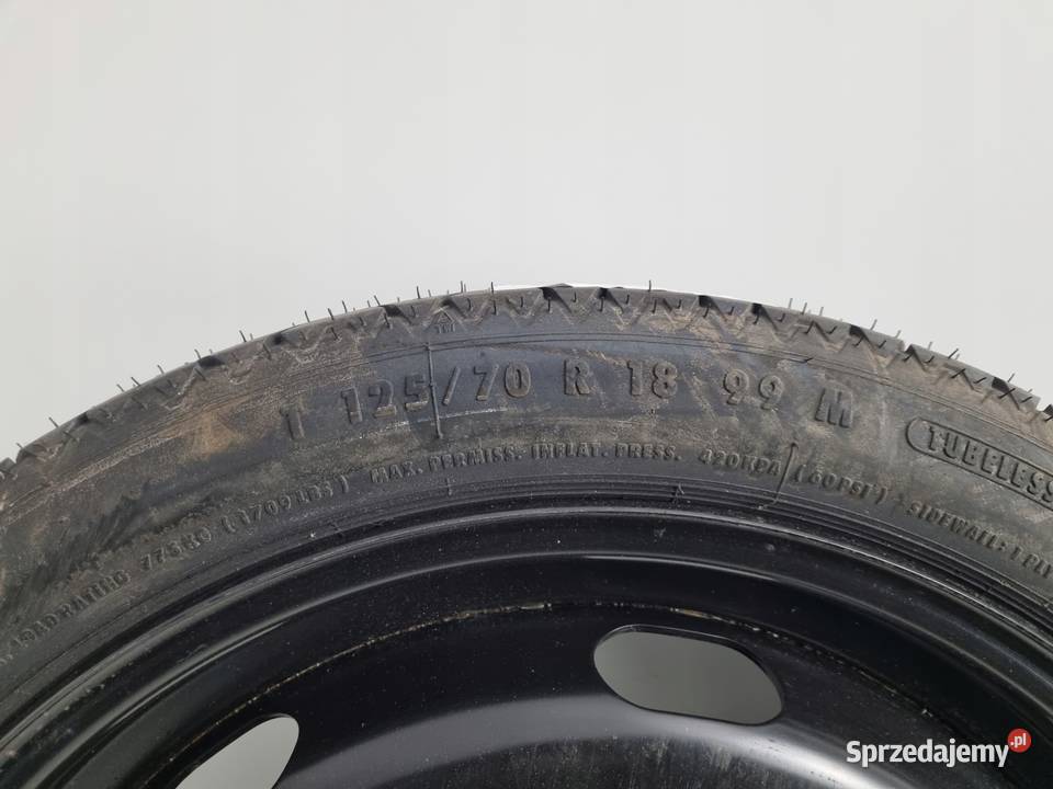 KOŁO DOJAZDOWE Audi Vw Skoda Seat dojazdówka lubelskie sprzedam