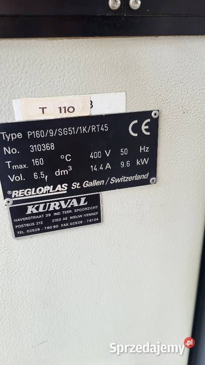 Termostat regulator temperatury formy Regloplas Białogard sprzedam