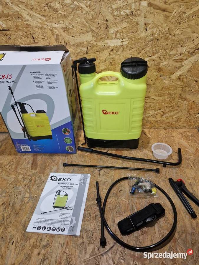 Opryskiwacz plecakowy ciśnieniowy 18l Geko wielkopolskie Głogowa