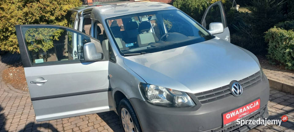 Volkswagen Caddy 162 netto FV23 Salon Polska 20 wspomaganie kierownicy pomorskie Gdańsk